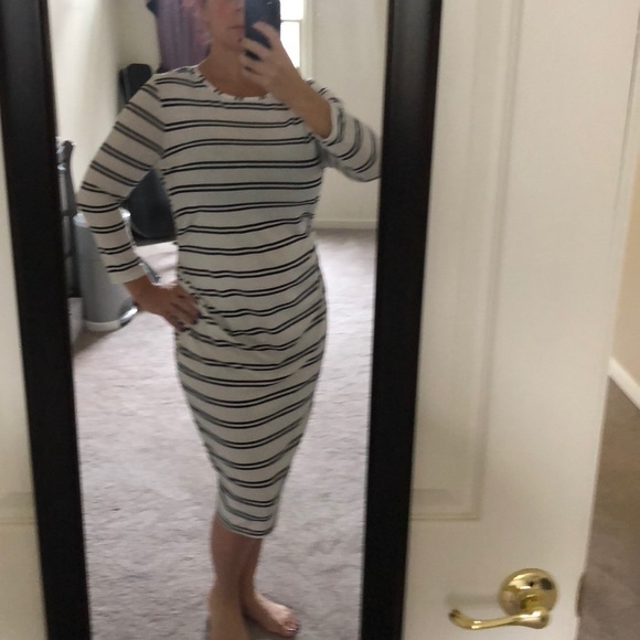 Dresses & Skirts - Striped maternity dress